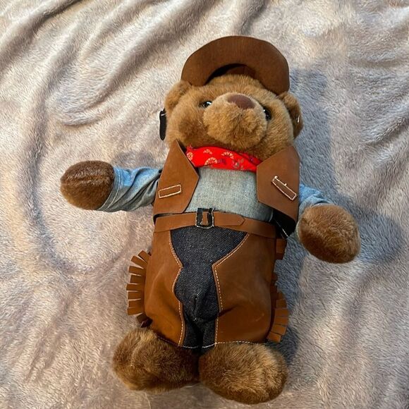 NWT The Heritage Collection Ganz Bros Duke Cow Bear Plush 1993 vintage - Picture 1 of 7